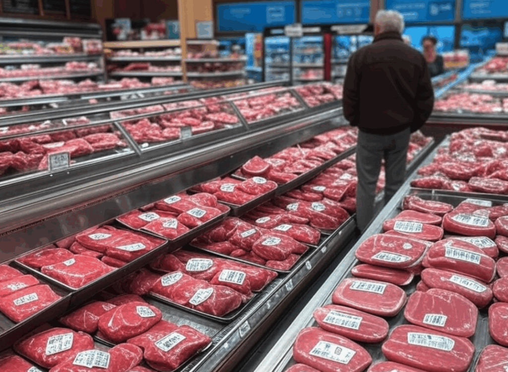 trabajador de un supermercado DIA