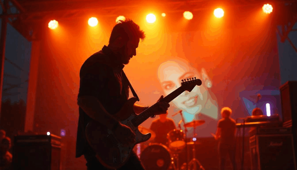 participó en un concierto